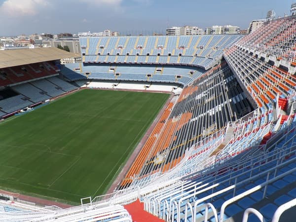 Imagen del estadio Estadio de Mestalla